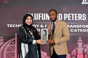 Olufunsho peters award - INFINION Technologies Olufunsho peters award