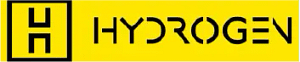 Hydrogen logo: black 'H' in a yellow square followed by the word HYDROGEN in black on a yellow background.