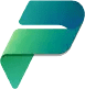 Logo: two gradient teal and green ribbons interlocking to form a stylized P shape.